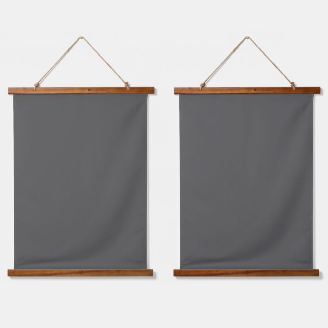 Create Your Own dark gray Custom Design Hanging Tapestry (Double)