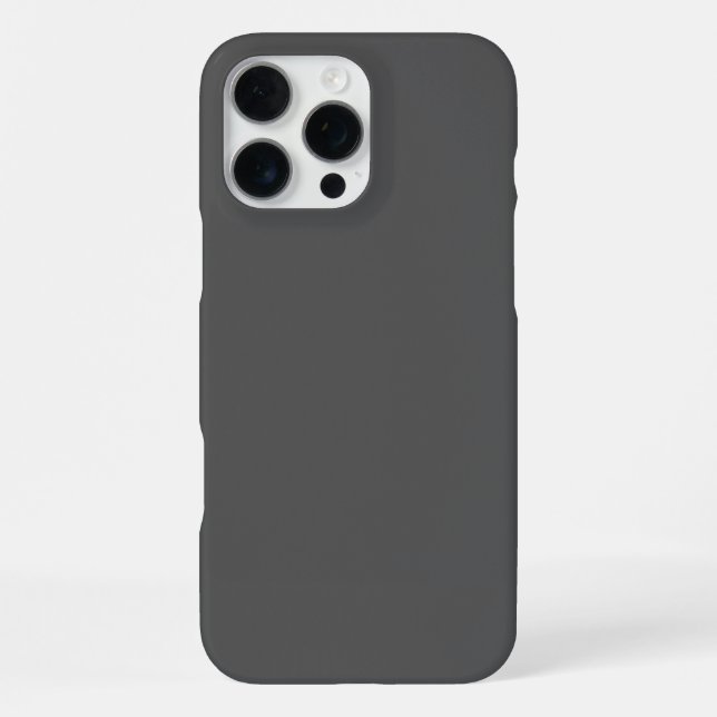Create Your Own dark gray Custom Design iPhone Case (Back)