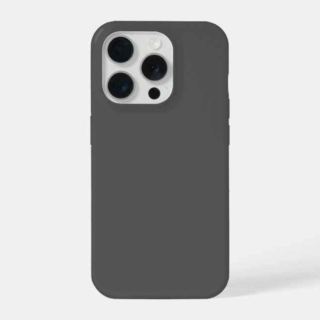 Create Your Own dark gray Custom Design iPhone Case (Back)