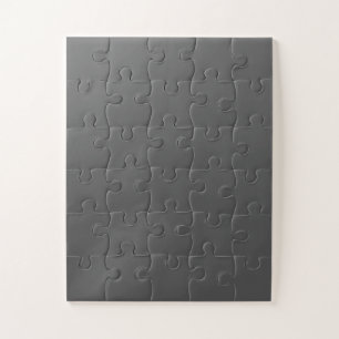 Create Your Own dark gray Custom Design Jigsaw Puzzle