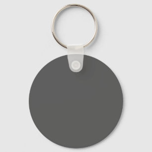 Create Your Own dark gray Custom Design Key Ring