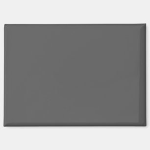 Create Your Own dark gray Custom Design Magnet