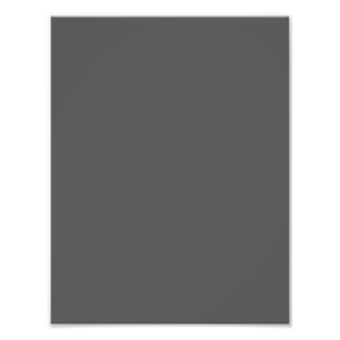 Create Your Own dark gray Custom Design Photo Print