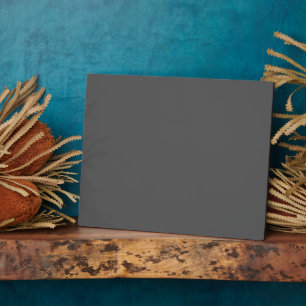 Create Your Own dark gray Custom Design Plaque