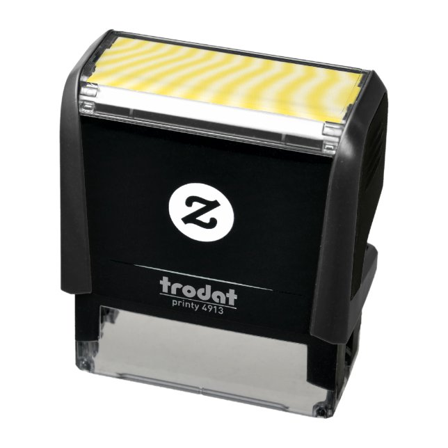 Create Your Own dark gray Custom Design Self-inking Stamp (Product)