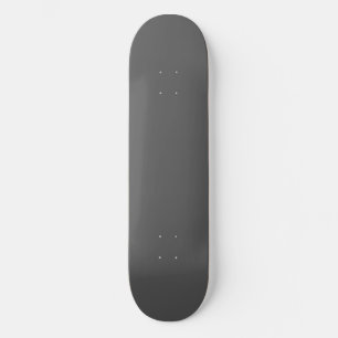 Create Your Own dark gray Custom Design Skateboard
