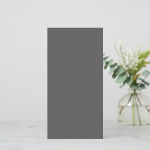 Create Your Own dark gray Custom Design Thank You Card