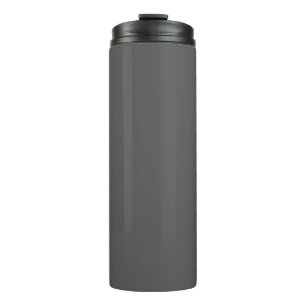 Create Your Own dark gray Custom Design Thermal Tumbler