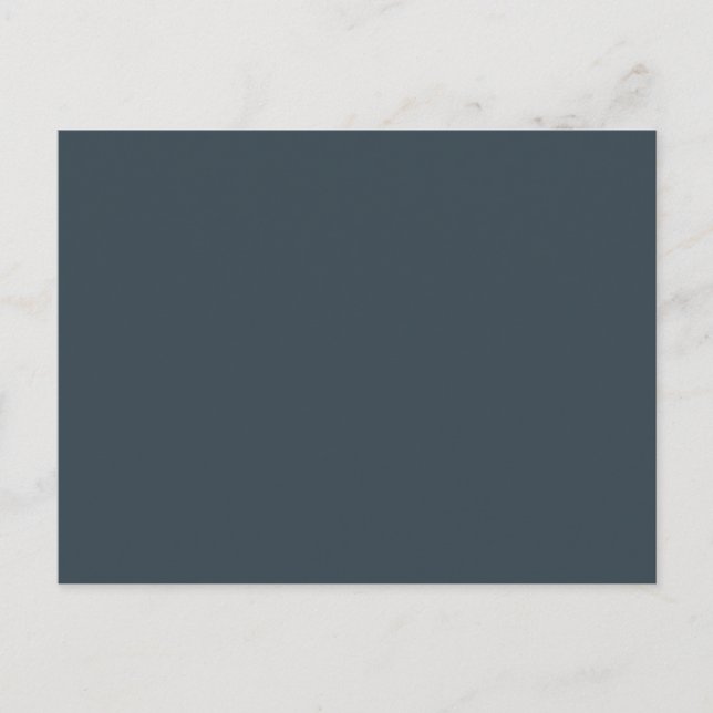 Create Your Own dark grey azure Holiday Postcard (Front)
