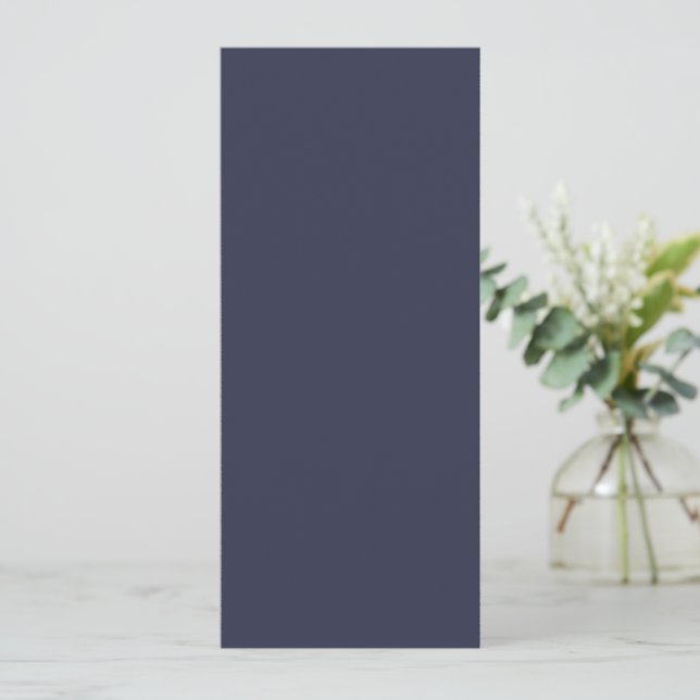 Create Your Own dark grey blue Custom Menus (Standing Front)