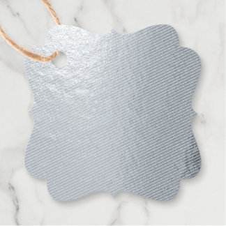 Create Your Own dark grey blue customisable Favour Tags