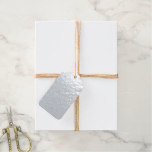 Create Your Own dark grey blue customisable Gift Tags