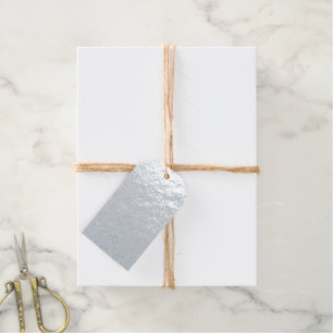 Create Your Own dark grey blue customisable Gift Tags