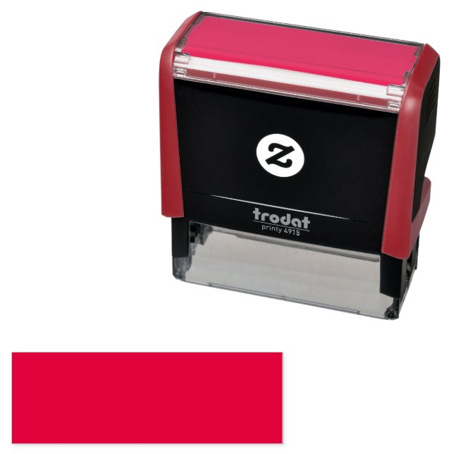 Create Your Own dark grey blue customisable Self-inking Stamp (In Situ)