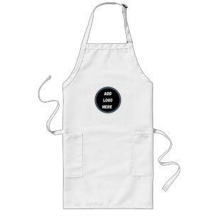 Create Your Own dark grey blue personalised Long Apron