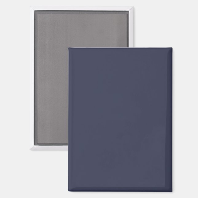 Create Your Own dark grey blue personalised Magnet (Front/Back)