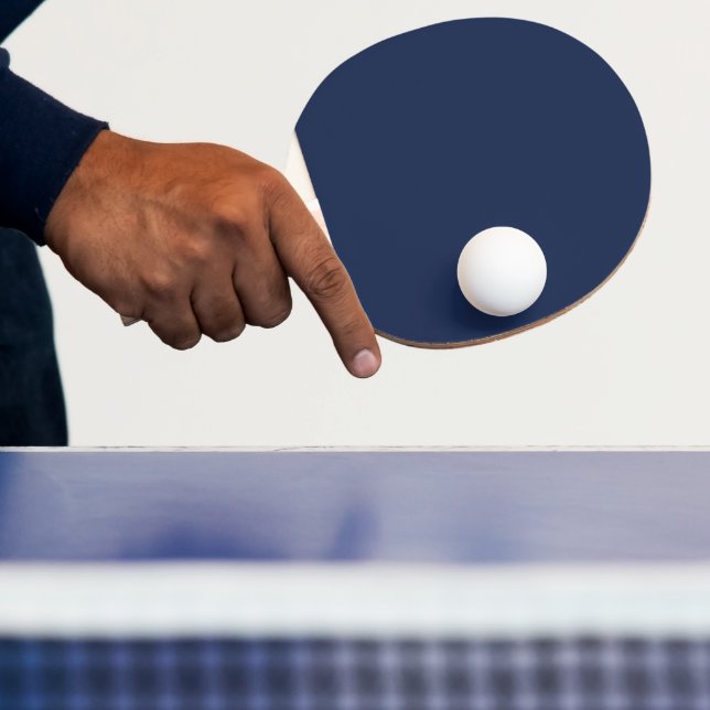  Create Your Own dark grey blue personalised Ping Pong Paddle (Insitu)