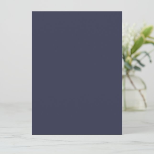 Create Your Own dark grey blue personalised Recipe (Standing Front)