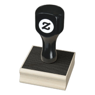 Create Your Own dark grey blue personalised  Rubber Stamp