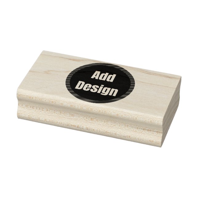 Create Your Own dark grey blue personalised  Rubber Stamp (Stamp)