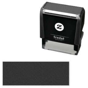 Create Your Own dark grey blue personalised  Self-inking Stamp