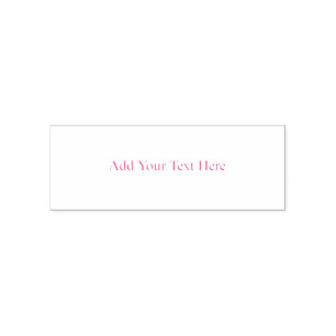 Create Your Own dark grey blue personalised Self-inking Stamp