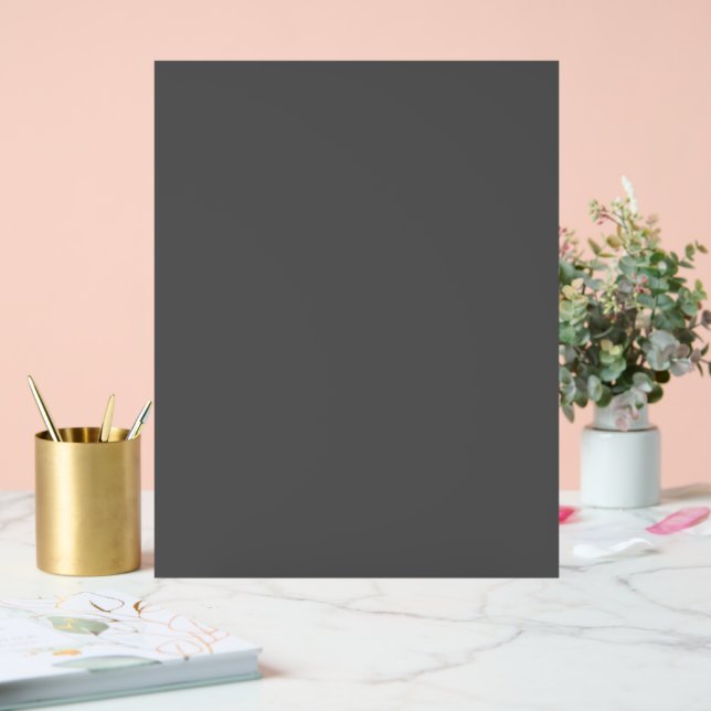 Create Your Own dark grey Custom Design Acrylic Sign (Wedding)