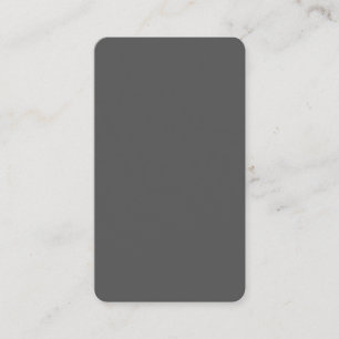 Create Your Own dark grey Custom Design Advice Card