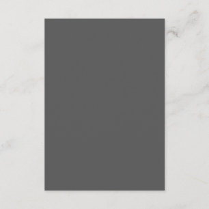 Create Your Own dark grey Custom Design Advice Card