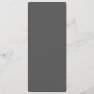 Create Your Own dark grey Custom Design Advice Card