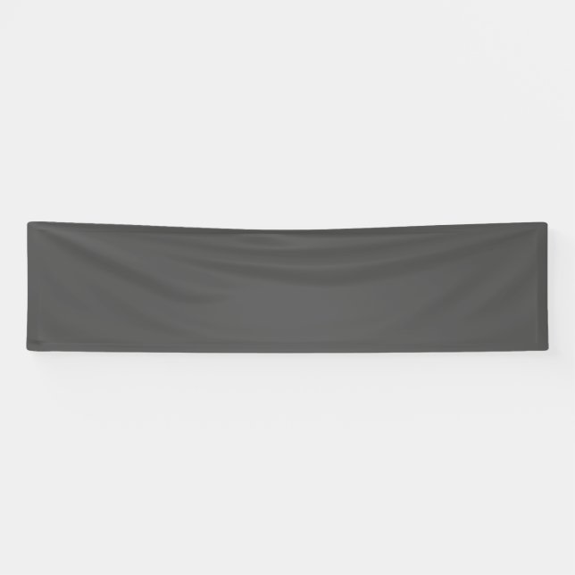 Create Your Own dark grey Custom Design Banner (Horizontal)