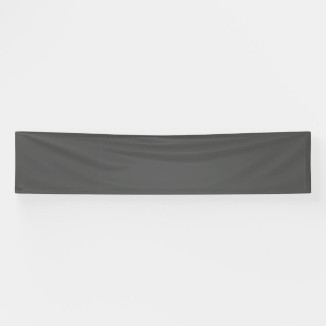 Create Your Own dark grey Custom Design Banner (Horizontal)