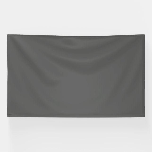 Create Your Own dark grey Custom Design Banner (Horizontal)
