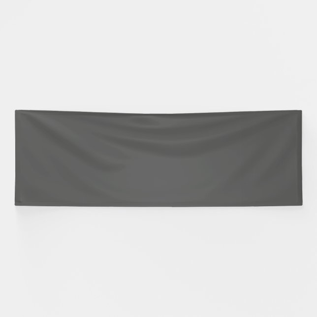 Create Your Own dark grey Custom Design Banner (Horizontal)