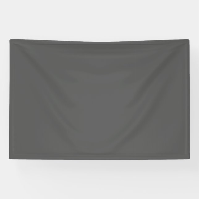 Create Your Own dark grey Custom Design Banner (Horizontal)