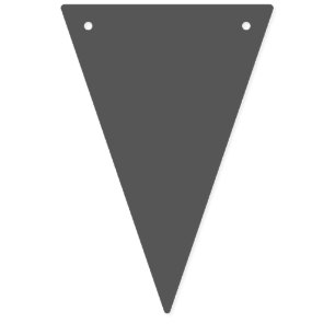 Create Your Own dark grey Custom Design Bunting
