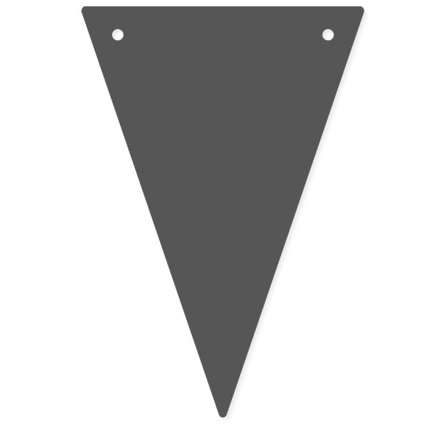 Create Your Own dark grey Custom Design Bunting (First Flag)