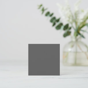 Create Your Own dark grey Custom Design Enclosure Card