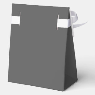 Create Your Own dark grey Custom Design Favour Box