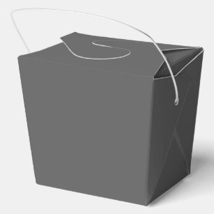 Create Your Own dark grey Custom Design Favour Box