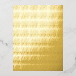 Create Your Own dark grey Custom Design Foil Invitation Postcard