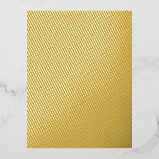 Create Your Own dark grey Custom Design Foil Invitation Postcard (Front)