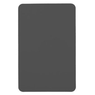 Create Your Own dark grey Custom Design Magnet