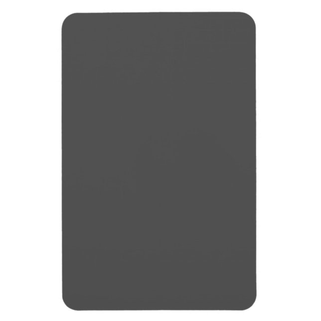 Create Your Own dark grey Custom Design Magnet (Vertical)