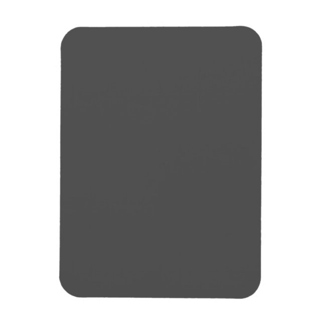 Create Your Own dark grey Custom Design Magnet (Vertical)