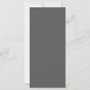 Create Your Own dark grey Custom Design Magnetic Invitation