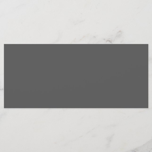 Create Your Own dark grey Custom Design Menu (Front)
