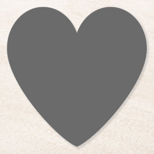 Create Your Own dark grey Custom Design Paper Coaster