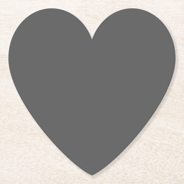 Create Your Own dark grey Custom Design Paper Coaster (Front)