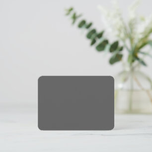 Create Your Own dark grey Custom Design Place Card